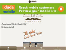 Tablet Screenshot of goldenhillscoffee.com